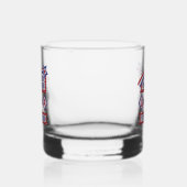 Retro USA 250. Jubiläums-Marquee-Schild 1776-2026 Whiskyglas (Links)