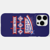 Retro USA 250th Anniversary Marquee Sign 1776-2026 Case-Mate iPhone Hülle (Rückseite (Horizontal))