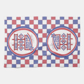 Retro USA 250th Anniversary Marquee Sign 1776-2026 Geschirrtuch (Horizontal)