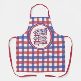 Retro USA 250th Anniversary Marquee Sign 1776-2026 Schürze