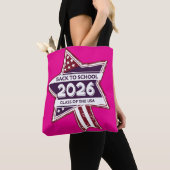 Retro USA Class 2026 Zurück in die Schule Tasche (Von Nahem)