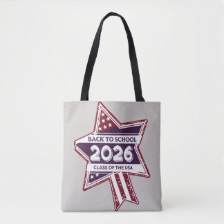 Retro USA Class 2026 Zurück in die Schule Tasche