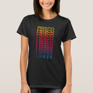 Retro USA Colorful City Nostalgic Frisco T-Shirt