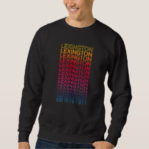 Retro USA Colorful City Nostalgic Lexington Sweatshirt