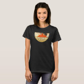 Retro Usa Mountain Black Canyon Gunnison National T-Shirt (Vorne ganz)