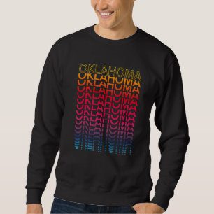 Retro Usa Staat Nostalgisches Oklahoma Sweatshirt
