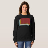 Retro USA State   Vintage Map South Dakota Sweatshirt (Vorne ganz)