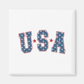 Retro USA Stern 4. Juli Patriotisch Unabhängig Magnet