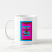 Retro USA Stronger Together Abstrakt Art Print Kaffeetasse (Links)