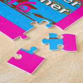 Retro USA Stronger Together Abstrakt Art Print Puzzle (Seite)