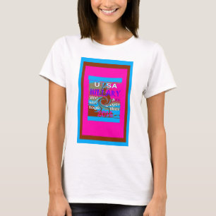 Retro USA Stronger Together Abstrakt Art Print T-Shirt