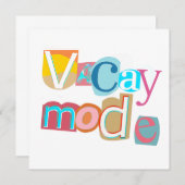 Retro-Vacay-Modus im Strandstil (Vorne/Hinten)