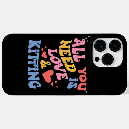 Retro Valentine Alles, was Sie brauchen, ist Liebe Case-Mate iPhone Hülle (Rückseite (Horizontal))