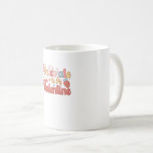 Retro Valentine Chocolate Kaffeetasse (VorderseiteRechts)