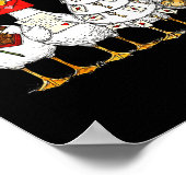 Retro Valentine Goose Funny Nk Coquette Love Silly Poster (Ecke)