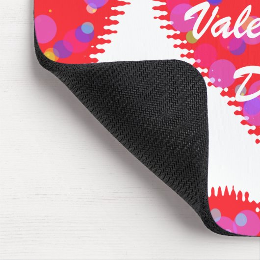 Retro Valentine Hearts Mousepad (Ecke)