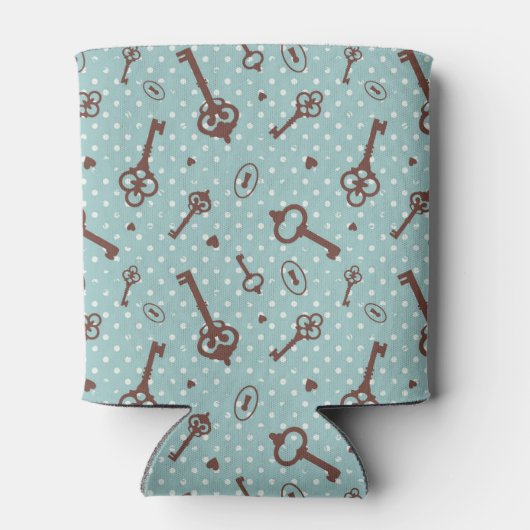 Retro Valentine Keys Dosenkühler (Rückseite)