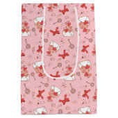 Retro Valentine Mittlere Geschenktüte (Rückseite)