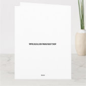 RETRO VALENTINE NIEDLICHE KUPLE MIT CAT-KARTEN KARTE (Rückseite)