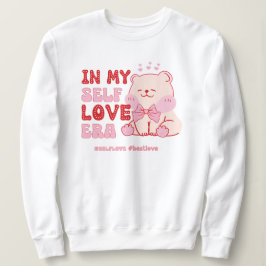Retro Valentine's Day Self Liebe Era Teddy Bär Sweatshirt