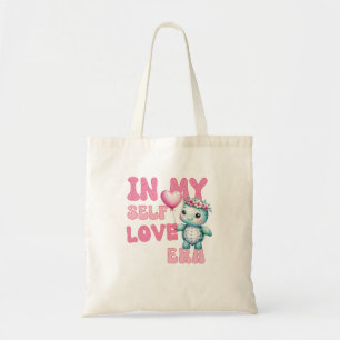 Retro Valentine's Day Self Liebe Turtle Tragetasche