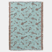 Retro Valentinsgruß-Schlüssel Decke (Vorderseite Vertikal)