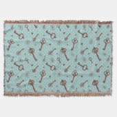 Retro Valentinsgruß-Schlüssel Decke (Vorderseite)