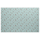 Retro Valentinsgruß-Schlüssel Stoff (Fat Quarter (45,7 x 55,9 cm))