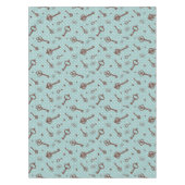 Retro Valentinsgruß-Schlüssel Tischdecke (Vorderseite)