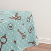 Retro Valentinsgruß-Schlüssel Tischdecke (Beispiel)