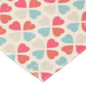 Retro Valentinstag-Muster Tischdecke (Schrägansicht)