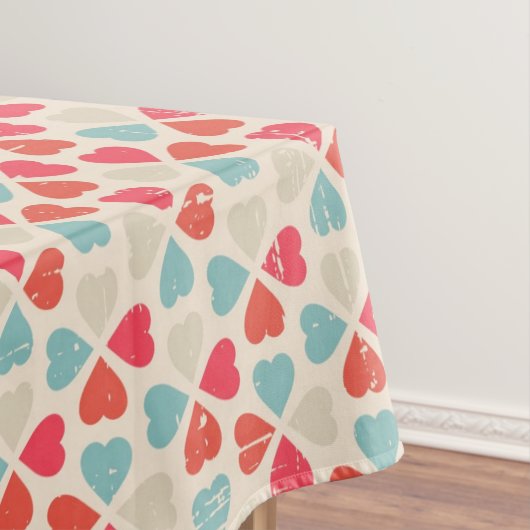 Retro Valentinstag-Muster Tischdecke (Beispiel)