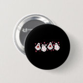Retro Valentinstag Niedlich Ghost Boo Spooky Fraue Button (Vorne & Hinten)
