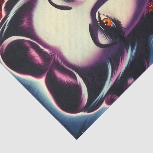 Retro Vampire-Button Seidenpapier (Ausschnitt)