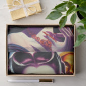 Retro Vampire-Button Seidenpapier (Geschenk)