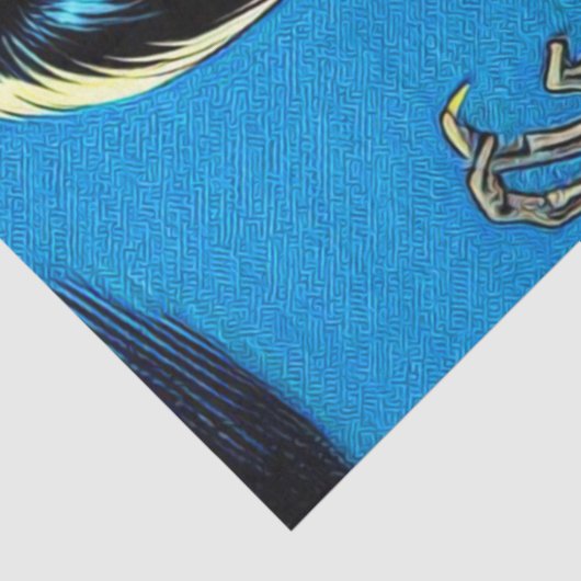 Retro Vampire Frauen Comicen Seidenpapier (Ausschnitt)