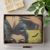 Retro Vampire Girl Seidenpapier (Geschenk)