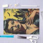 Retro Vampire Girl Seidenpapier (Handwerk)