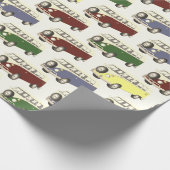 Retro Van Geschenkpapier (Ecke)