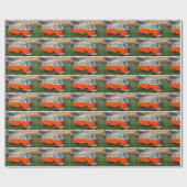 RETRO-VAN GESCHENKpapier 1970ER (Flach)