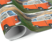 RETRO-VAN GESCHENKpapier 1970ER (Rolleneckpunkt)