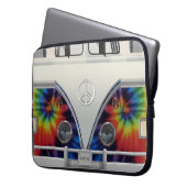 Retro Van Laptop Bag mit "LIEBE"-Lizenzplatte Laptopschutzhülle (Vorderseite Links)