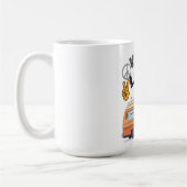 Retro-Van-Leben-Alien-Camper-Friedenszeichen-Desig Kaffeetasse (Links)