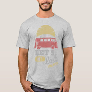 Retro Van Leben Lasst Uns Verloren Gehen T-Shirt