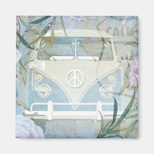 Retro Van Magnet (Vorne)