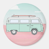 Retro Van Magnet (Vorne)