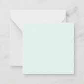 Retro Van Mitteilungskarte (Rückseite)