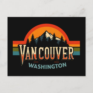 Retro Vancouver Washington State Postkarte