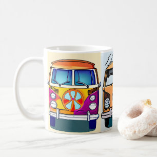 Retro-Vans mit vintage Flair Kaffeetasse