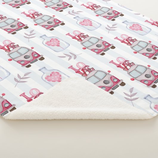 Retro Vans Sherpa Blanket Sherpadecke (3/4)